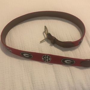 Smathers & Branson Needlepoint University of Georgia (SEC) Belt.